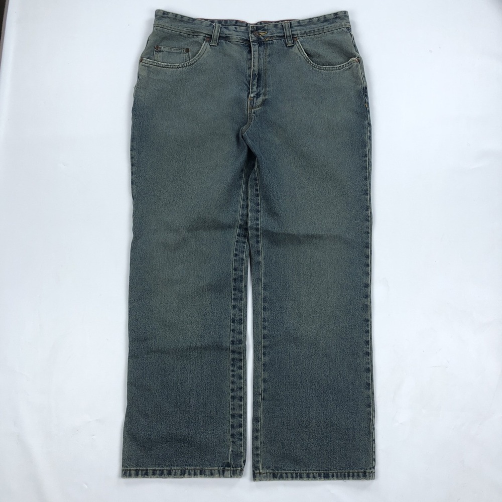 Rusty Genuine Denim Men's Blue Jeans Size 36 Vintage Y2K Surf Skate